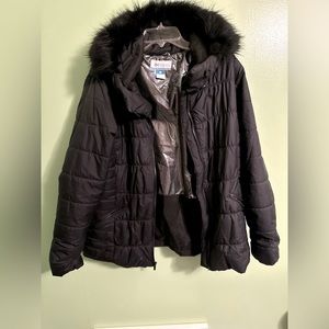 Women’s Black Columbia Omni-Heat Puffer Jacket